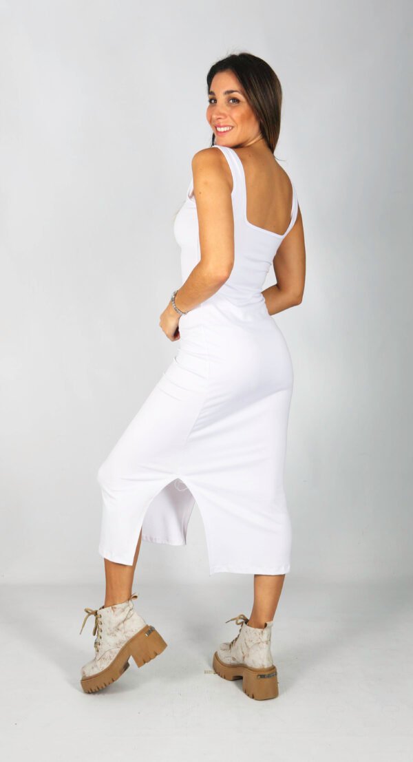 Vestido Escote Cuadrado